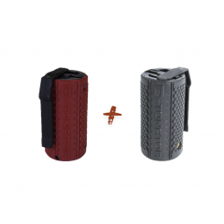 Pack grenade à gaz D-TONATOR X3 - NOIR/ROUGE/ORANGE