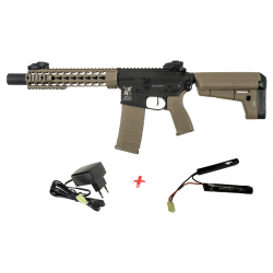 DELTA ARMORY - Pack Réplique Airsoft M4 RIS CHARLIE - TAN