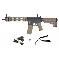DELTA ARMORY - Pack Réplique Airsoft M4 RIS CHARLIE - TAN