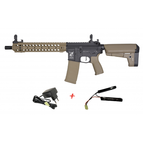 DELTA ARMORY - Pack Réplique Airsoft M4 RIS CHARLIE - TAN