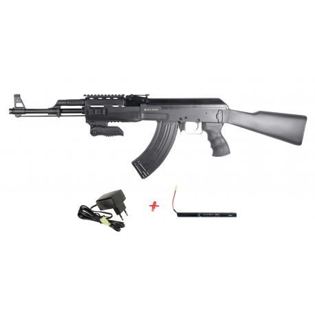 DELTA ARMORY - Pack Réplique Airsoft M4 SilentOps 9 CHARLIE - NOIR