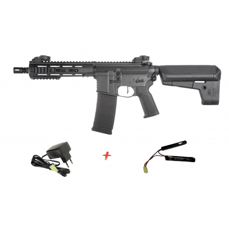 DELTA ARMORY - Pack Réplique Airsoft AEG M4 M-LOK 8" Charlie - OLIVE