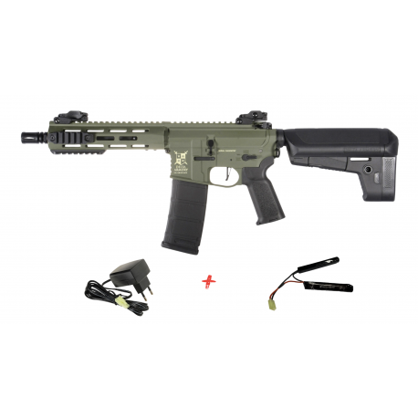 DELTA ARMORY - Pack Réplique Airsoft M4 RIS CHARLIE - TAN