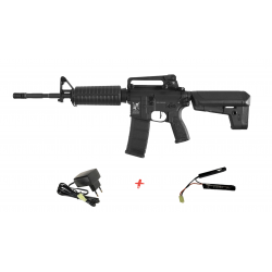 DELTA ARMORY - Pack Réplique Airsoft M4 Classic Charlie - NOIR