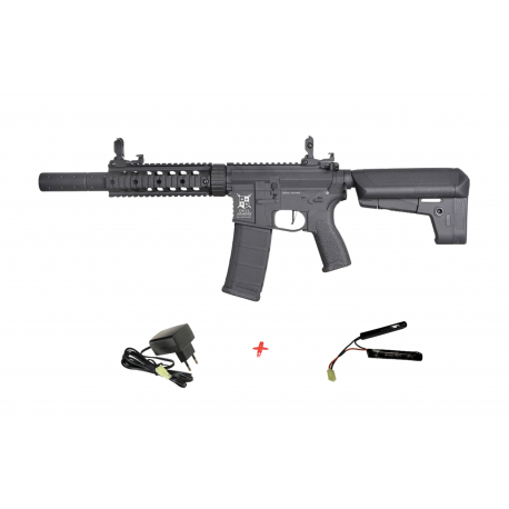 DELTA ARMORY - Pack Réplique Airsoft M4 RIS CHARLIE - TAN
