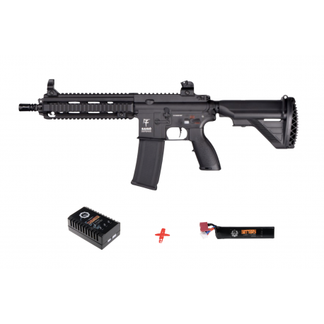 SAIGO DEFENSE - Pack Réplique Fusil Airsoft M4 KENJI KENSEI Long - NOIR