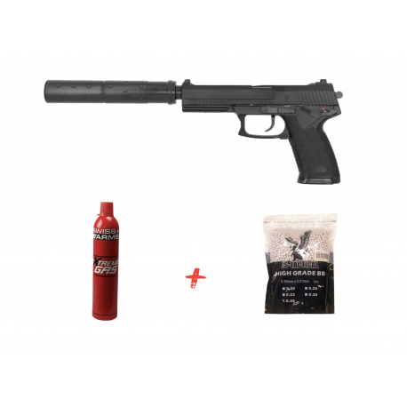 SAIGO DEFENSE - SAIGO 23 SOCOM Gaz GNB - NOIR