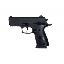 SAIGO DEFENSE - Réplique Pistolet Airsoft 229 Co2 GBB culasse métal 0,9 Joule - NOIR