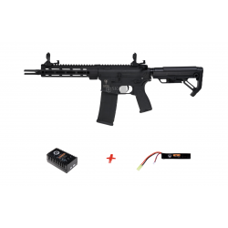 SAIGO DEFENSE - Pack Débutant Réplique Airsoft M4 SHINOBI - NOIR