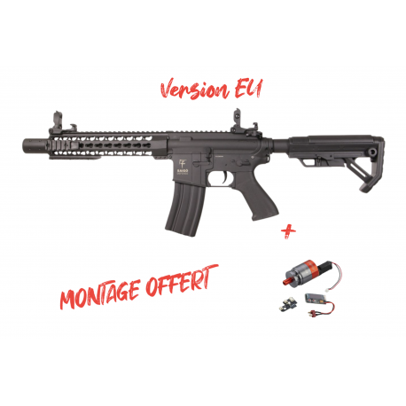 SAIGO DEFENSE - Pack Débutant Réplique Airsoft M4 KENJI long - NOIR