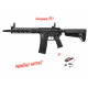 LANCER TACTICAL - Pack Réplique Airsoft M4 AEG MK2 Type-A 10'' GEN2 - NOIR