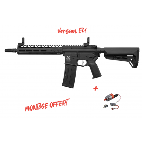 LANCER TACTICAL - Pack Réplique Airsoft M4 AEG MK2 Type-A 10'' GEN2 - NOIR