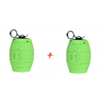 STORM Airsoft - Pack Grenade à gaz STORM 360 - VERT FLUO