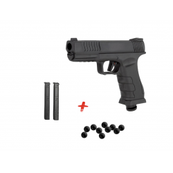 Pack Pistolet de défense Co2 GS50 calibre 50 - 15 joule