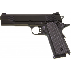 RAVEN - Réplique Pistolet Airsoft 1911 MEU full metal GBB/Gaz - NOIR