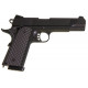 RAVEN - Réplique Pistolet Airsoft 1911 MEU Rail full metal GBB/Gaz - NOIR