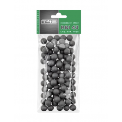 UMAREX - X100 Billes Caoutchouc noyau ACIER Calibre 43 T4E RBI