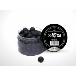 PRAGA - 100 Billes CAOUTCHOUC avec coeur acier - Calibre 68