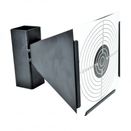 WOSPORT - Porte cible conique en métal 14x14cm