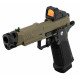 ARCTURUS - Réplique Pistolet Airsoft TEMPEST 4.3'' HI-CAPA GBB DG™ DUTY GRADE OPTIC READY GBB/Gaz - NOIR