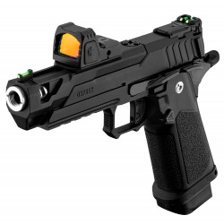 ARCTURUS - Réplique Pistolet Airsoft Osprey 5'' Hi-Capa PR RDS ORS GBB/Gaz - NOIR