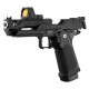 ARCTURUS - Réplique Pistolet Airsoft Vanguard 4.3'' RDS Comp GBB/Gaz - NOIR/TAN
