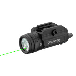 SKYWOODS - Lampe & laser vert tactique PL800