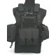 MAR Ciras style plate carrier vest Black