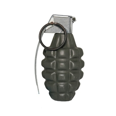 Grenade factice plastique souple porte bille Mk2