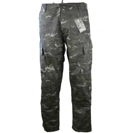 Pantalon d'airsoft - coupe ACU - MTP Black [BTP] - Kombat UK