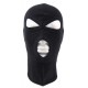 Balaclava 3 holes coton black