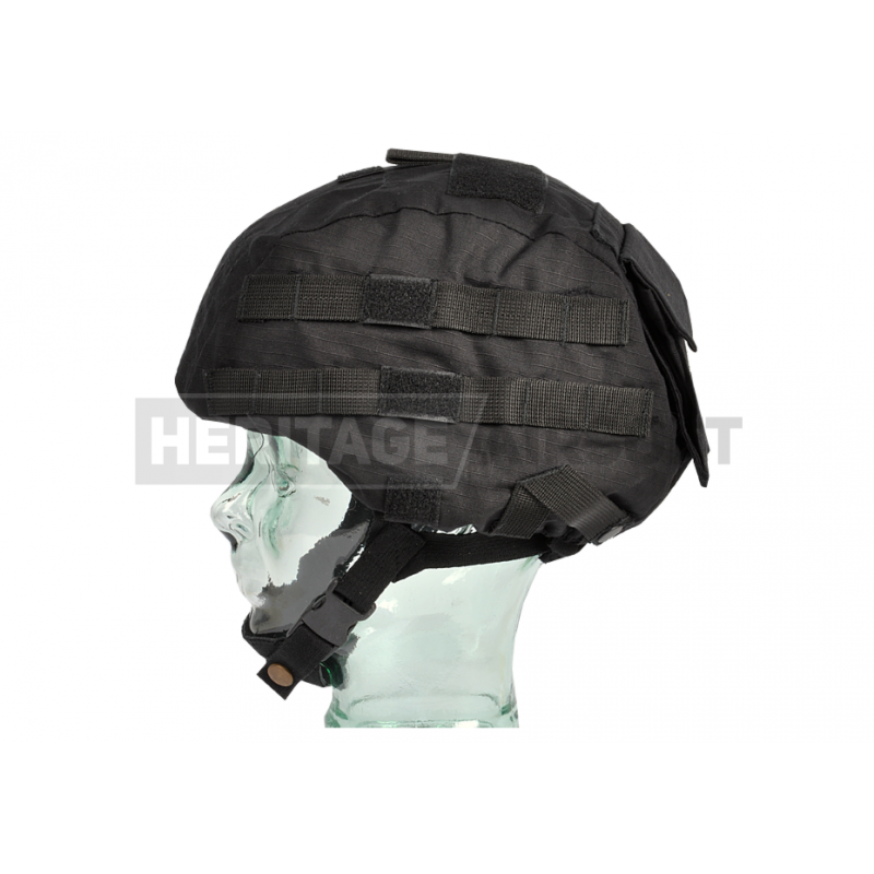 Couvre casque d'airsoft - MICH, PASGT, M88 - Noir - Invader Gear