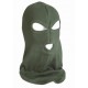 Cagoule balaclava 3 trous coton épais olive