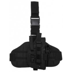 MFH - Holster de cuisse avec plateforme MOLLE noir