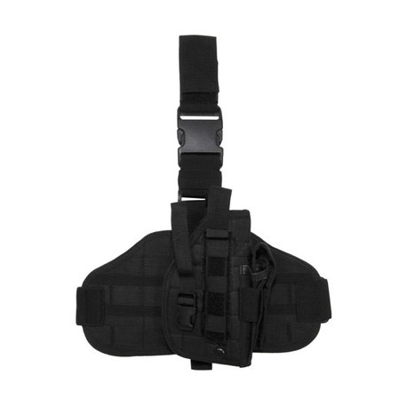 Holster de cuisse avec plateforme MOLLE noir