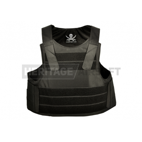 Gilet pare-balle factice PECA - Noir - Invader - Heritage Airsoft