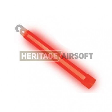 Batonnet lumineux phosphorescent - Cyalume - Rouge