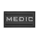 Écusson d'airsoft PVC - MEDIC - Gris - Invader Gear