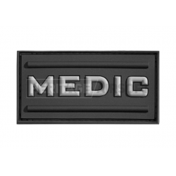 Écusson d'airsoft PVC - MEDIC - Gris - Invader Gear