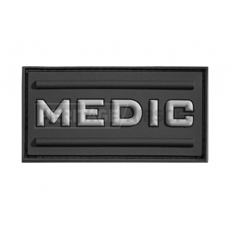 Écusson d'airsoft PVC - MEDIC - Gris - Invader Gear