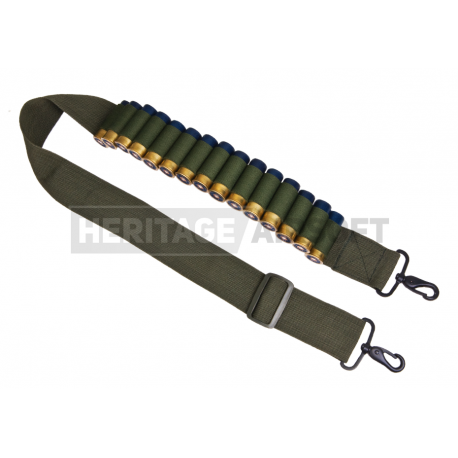 Sangle cartouchière pompe d'airsoft - Olive