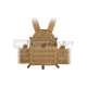 Gilet style 6094A - Porte-plaques - Coyote - Invader Gear