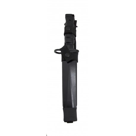 Baïonnette caoutchouc avec étui M10 - Plastique - Noir - S&T Baïonnette caoutchouc avec étui M10 - Plastique - Noir - S&T