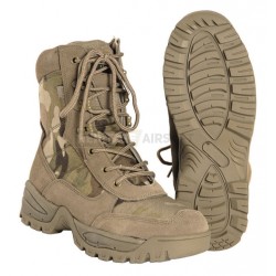 Bottes tactiques - Zip latéral - MultiCam - Mil-Tec