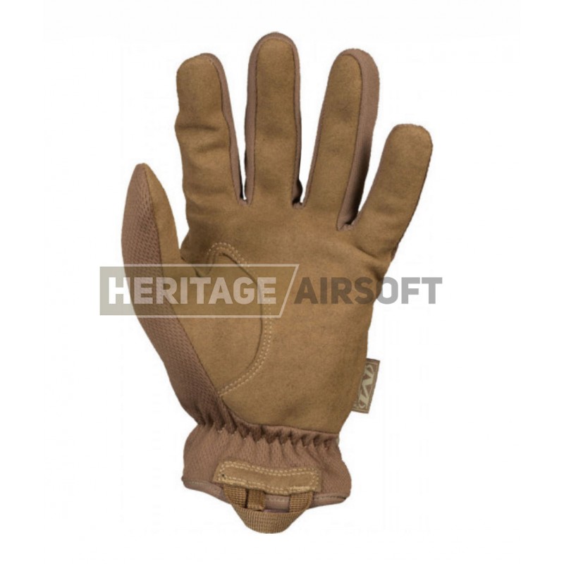 Gants d'airsoft Fast Fit - Coyote - Mechanix - Heritage Airsoft