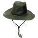 Chapeau de brousse avec pressions olive