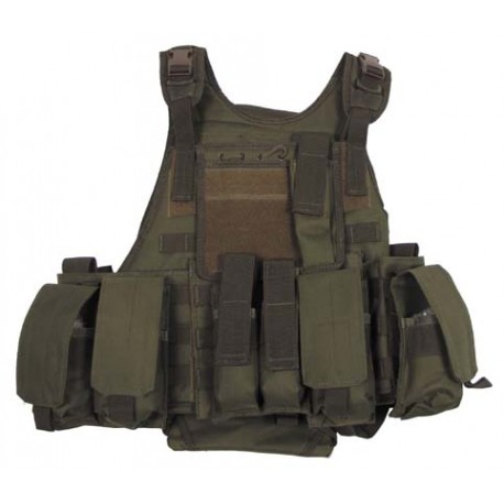 Vest MOLLE Rangers with pockets and camelback olive Vest MOLLE Rangers with pockets and camelback olive