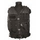 Gilet tactique "cross draw" avec holster noir