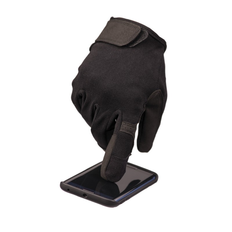 Gants Tactical Cuir/Kevlar noir - Miltec - Noir - #000000 - S : :  Auto et Moto