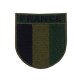 France Patch Velcro low visibility Green